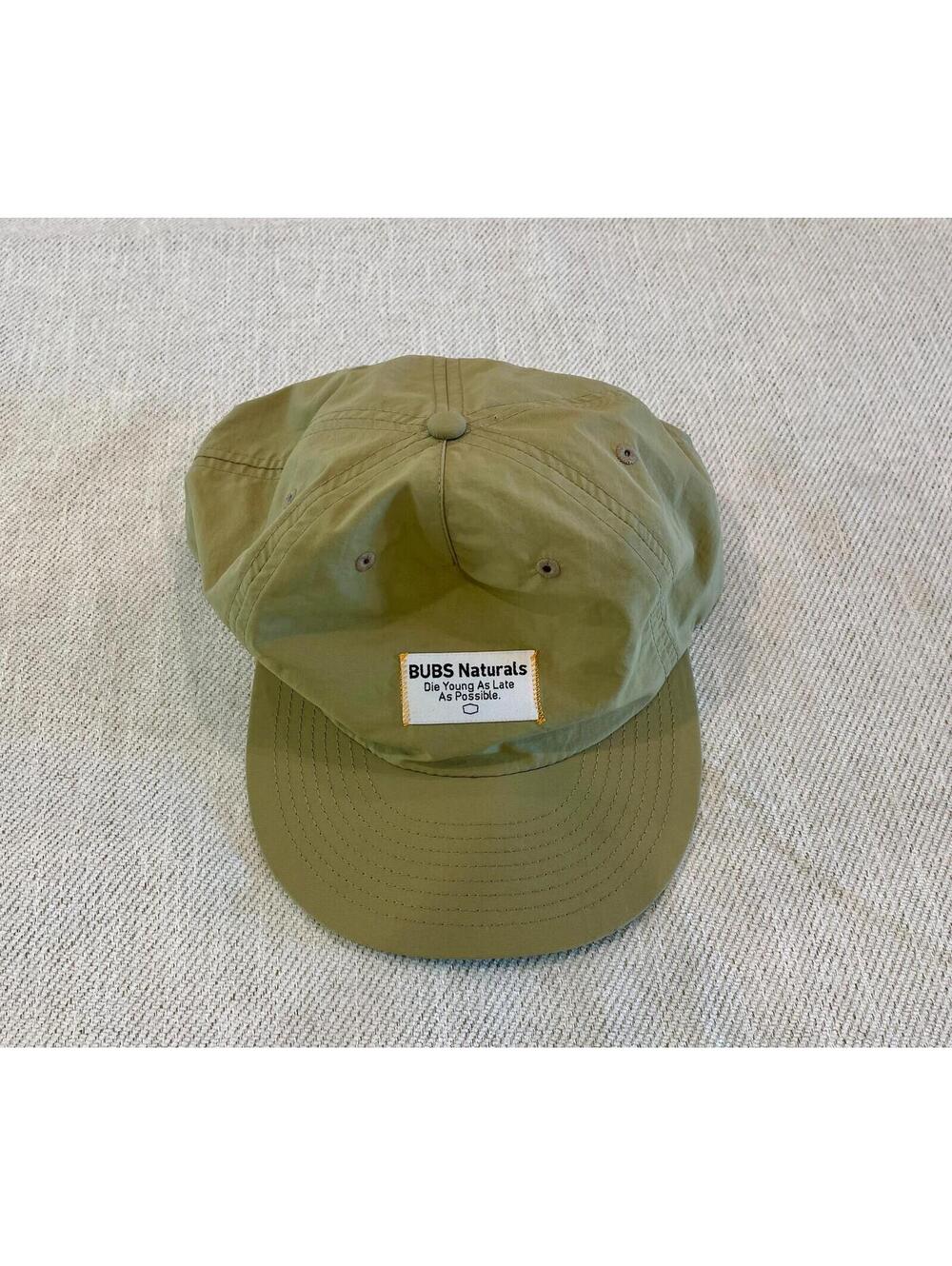 K@@l Camp Hat Khaki Bubs Naturals Adjustable "Die young as late as Possible" !!!